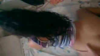 gostosa dando de 4